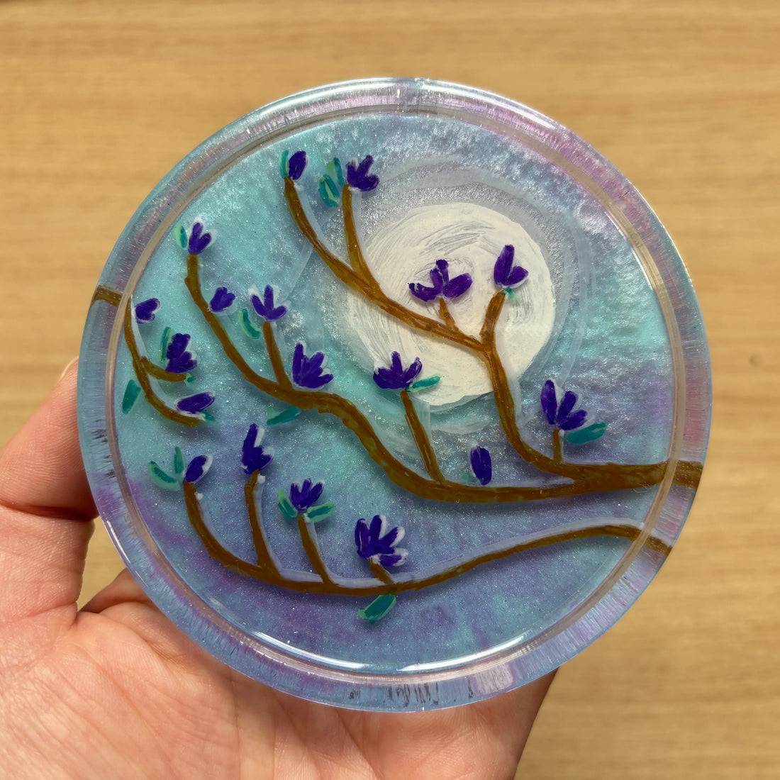 The-Ultimate-Spring-Resin-Coaster-to-make The Crafts and Glitter Shop