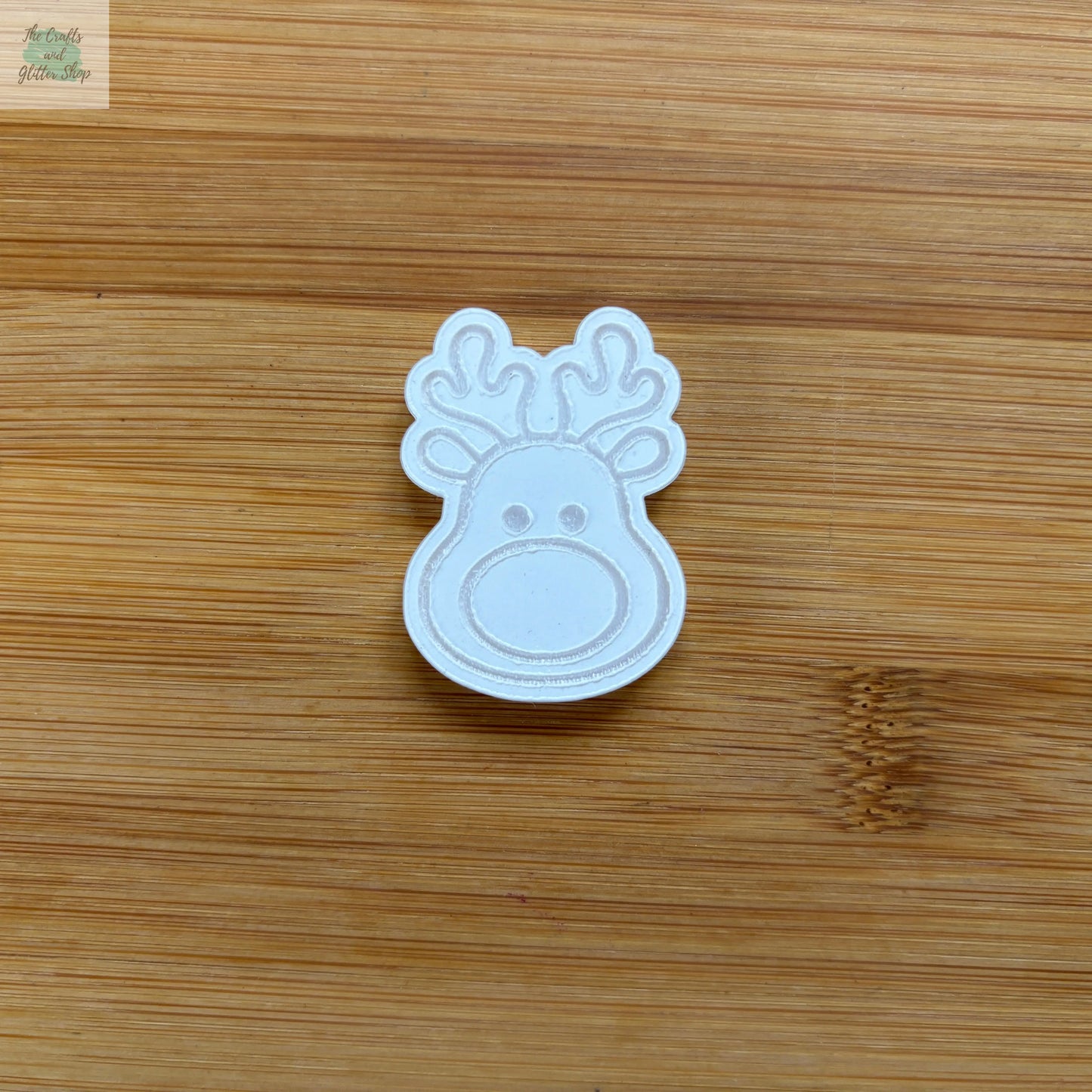 1 pc Reindeer Clear Acrylic Shape - The Crafts and Glitter Shop