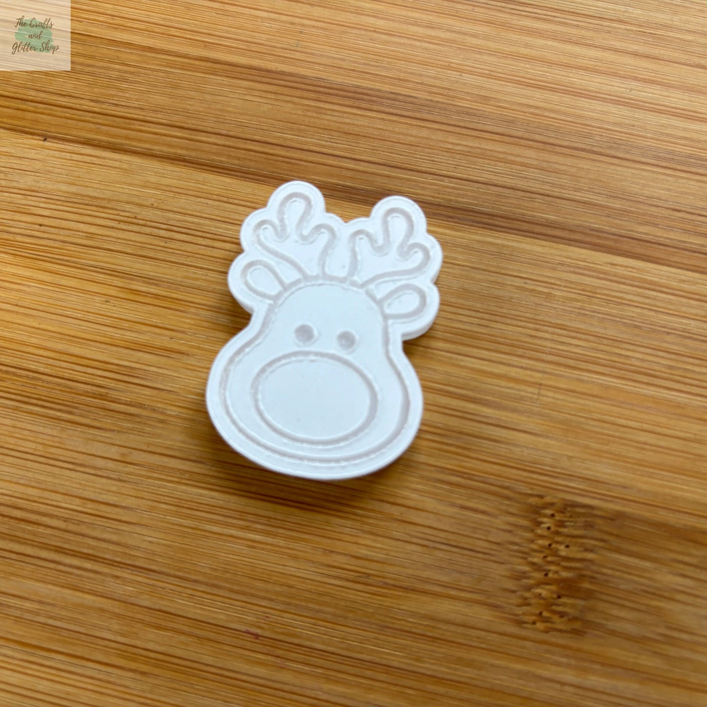 1 pc Reindeer Clear Acrylic Shape - The Crafts and Glitter Shop