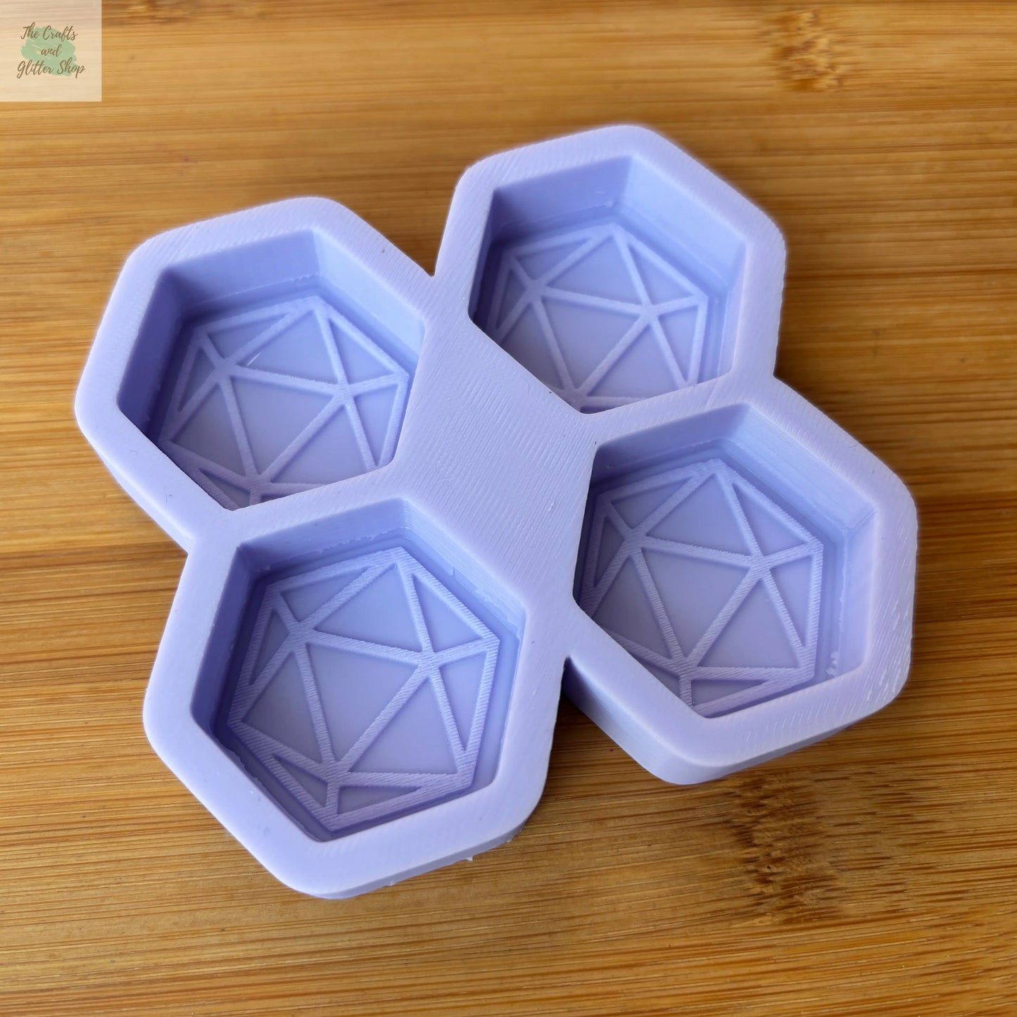 1.5" D20 Silicone Mold - The Crafts and Glitter Shop
