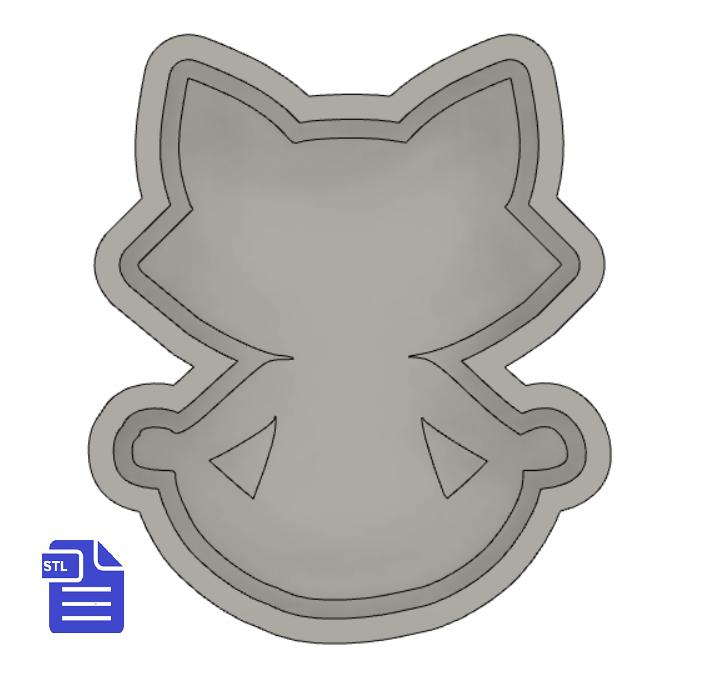 1pc Yoga Cat Bath Bomb Mold STL File