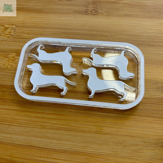 2" Dachshund Acrylic Mold Blank