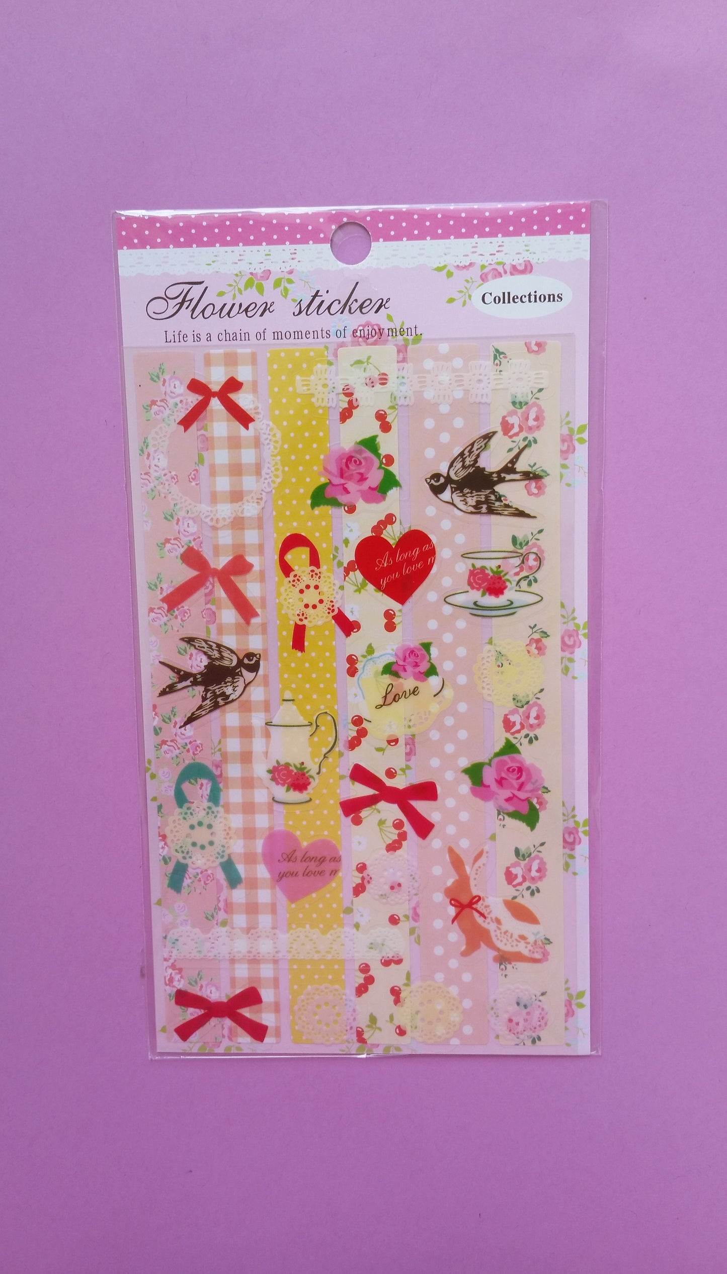 Floral Stickers - 2 sheets - The Crafts and Glitter Shop
