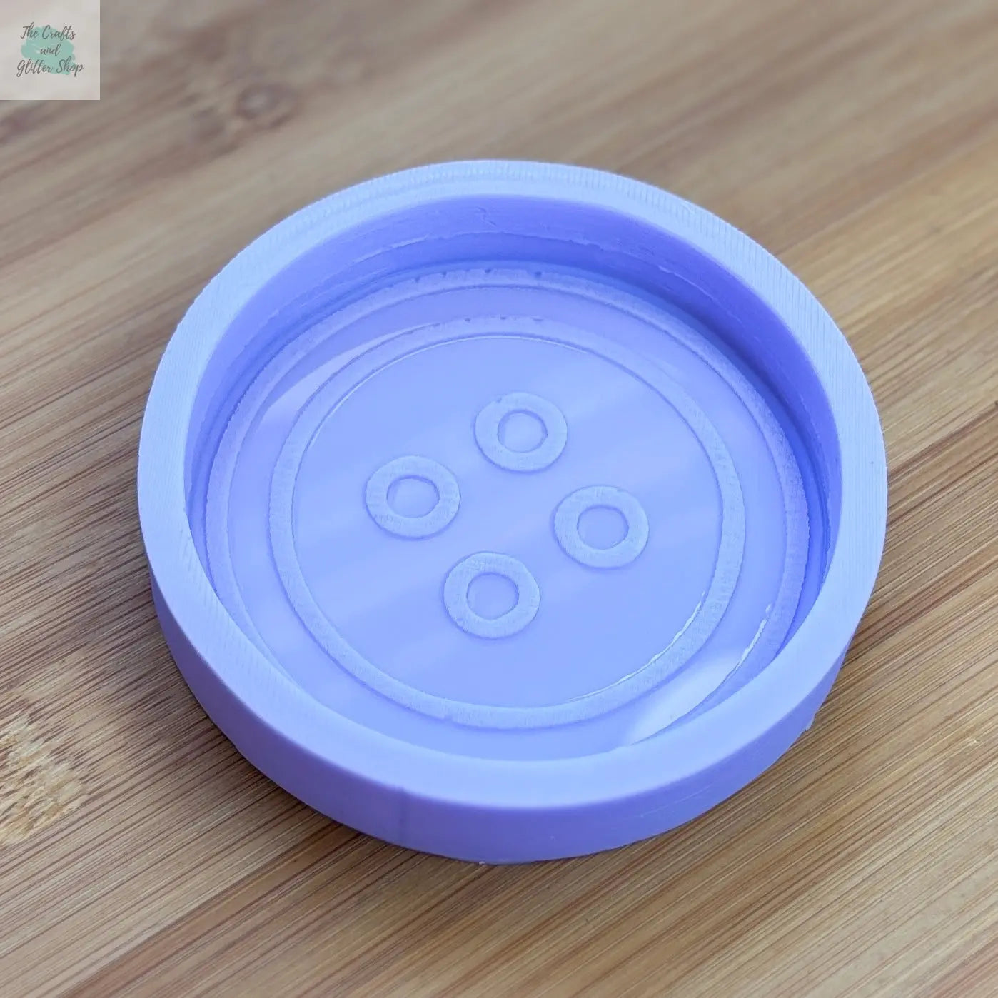 3 inch Button Silicone Mold - The Crafts and Glitter Shop