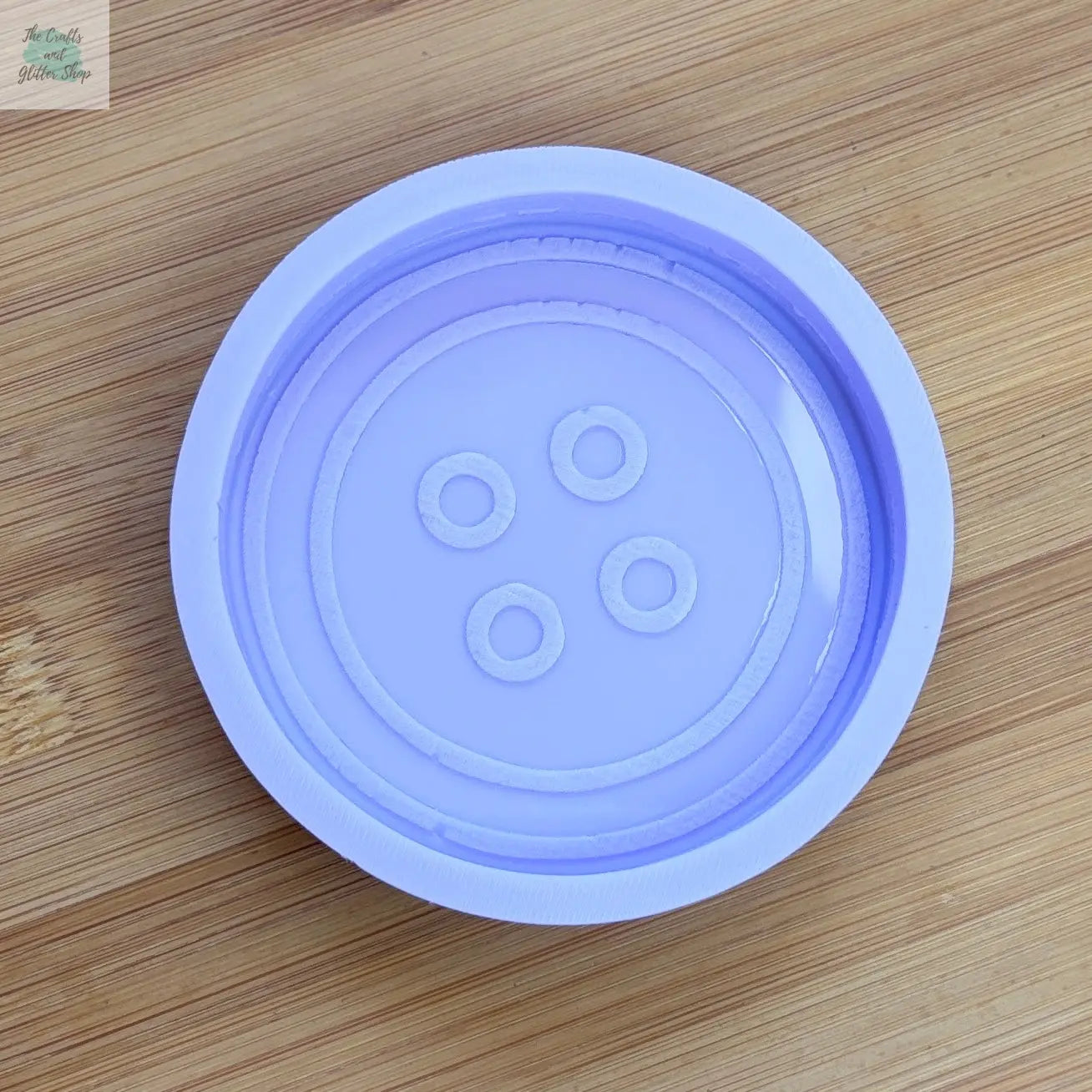 3 inch Button Silicone Mold - The Crafts and Glitter Shop