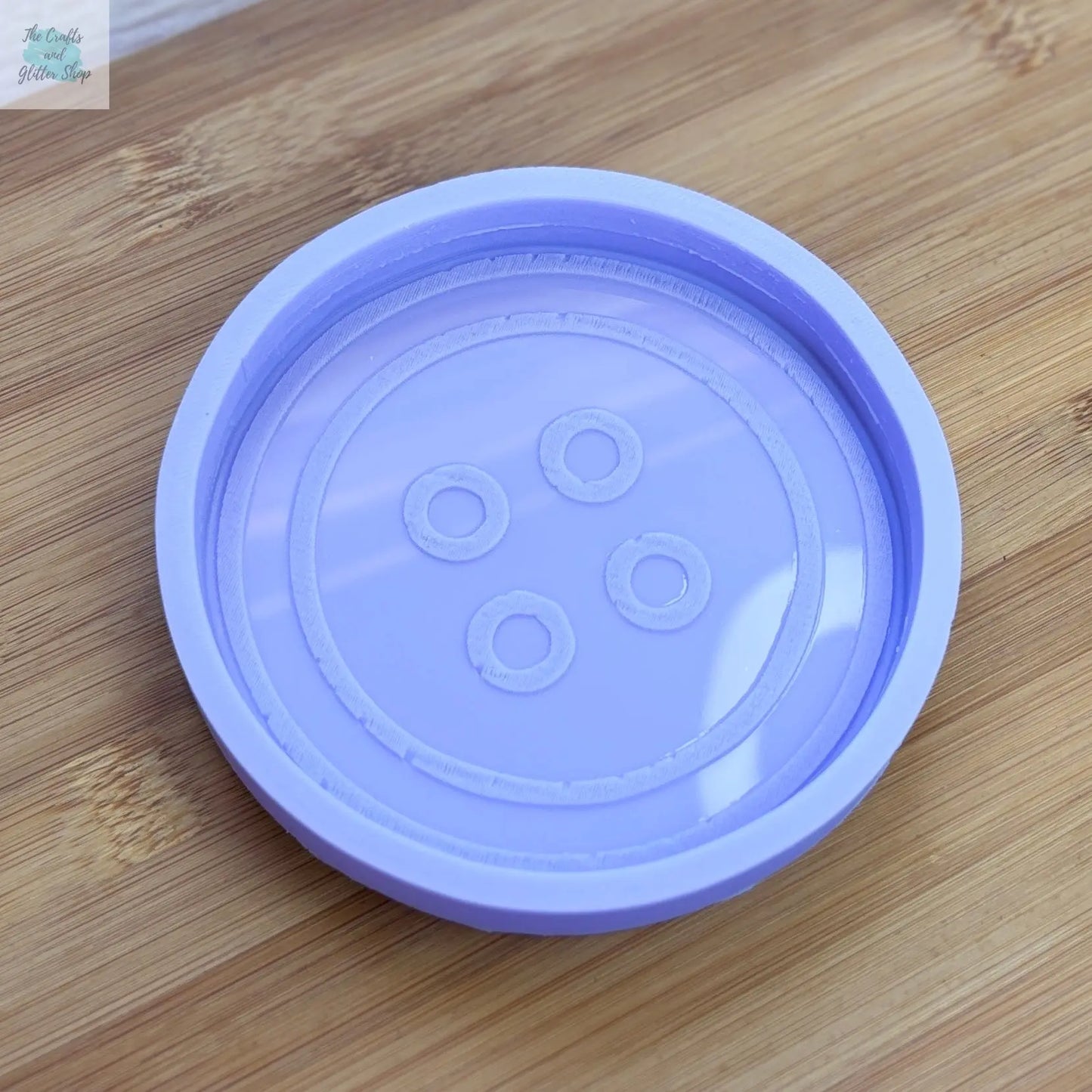 4 inch Button Silicone Mold - The Crafts and Glitter Shop