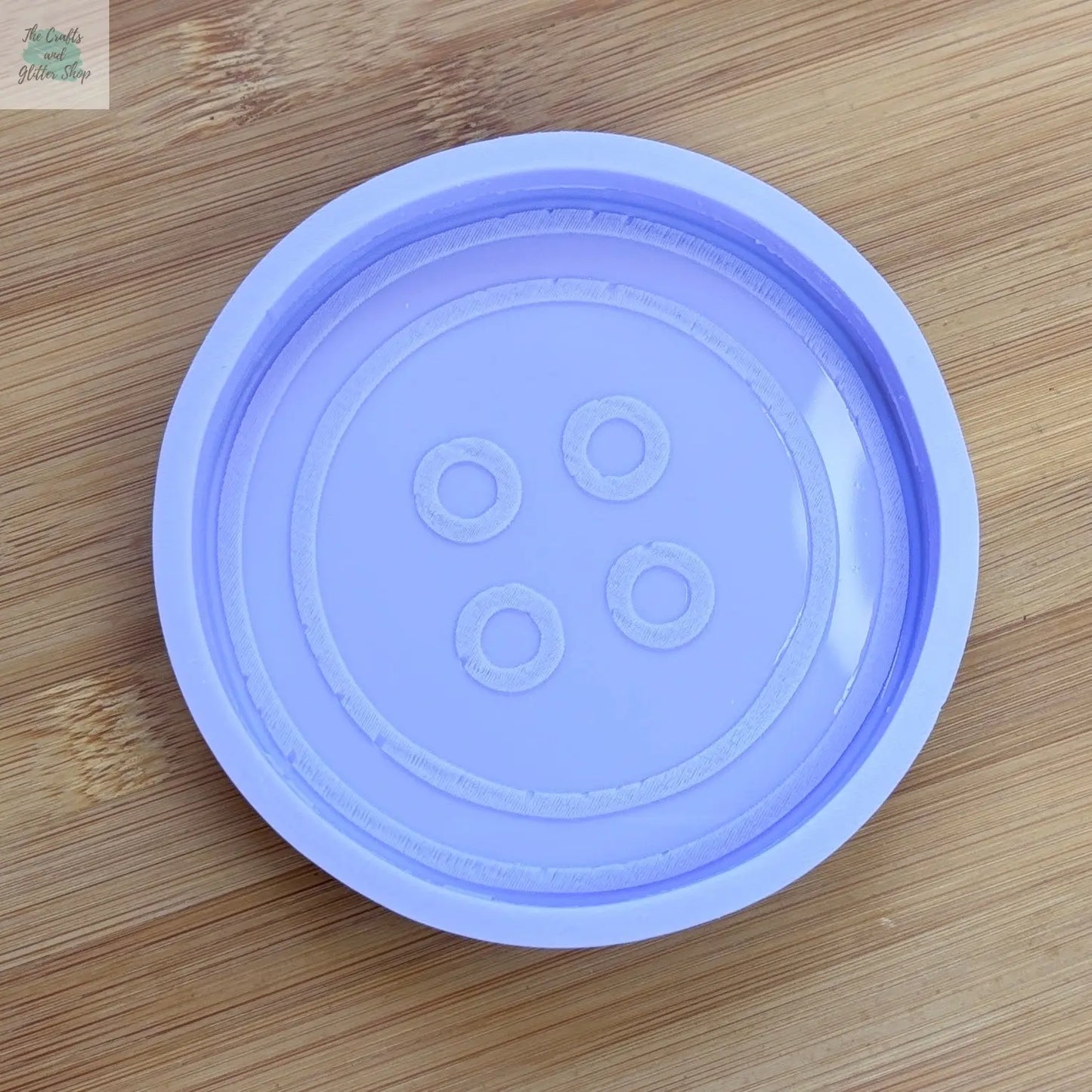 4 inch Button Silicone Mold - The Crafts and Glitter Shop