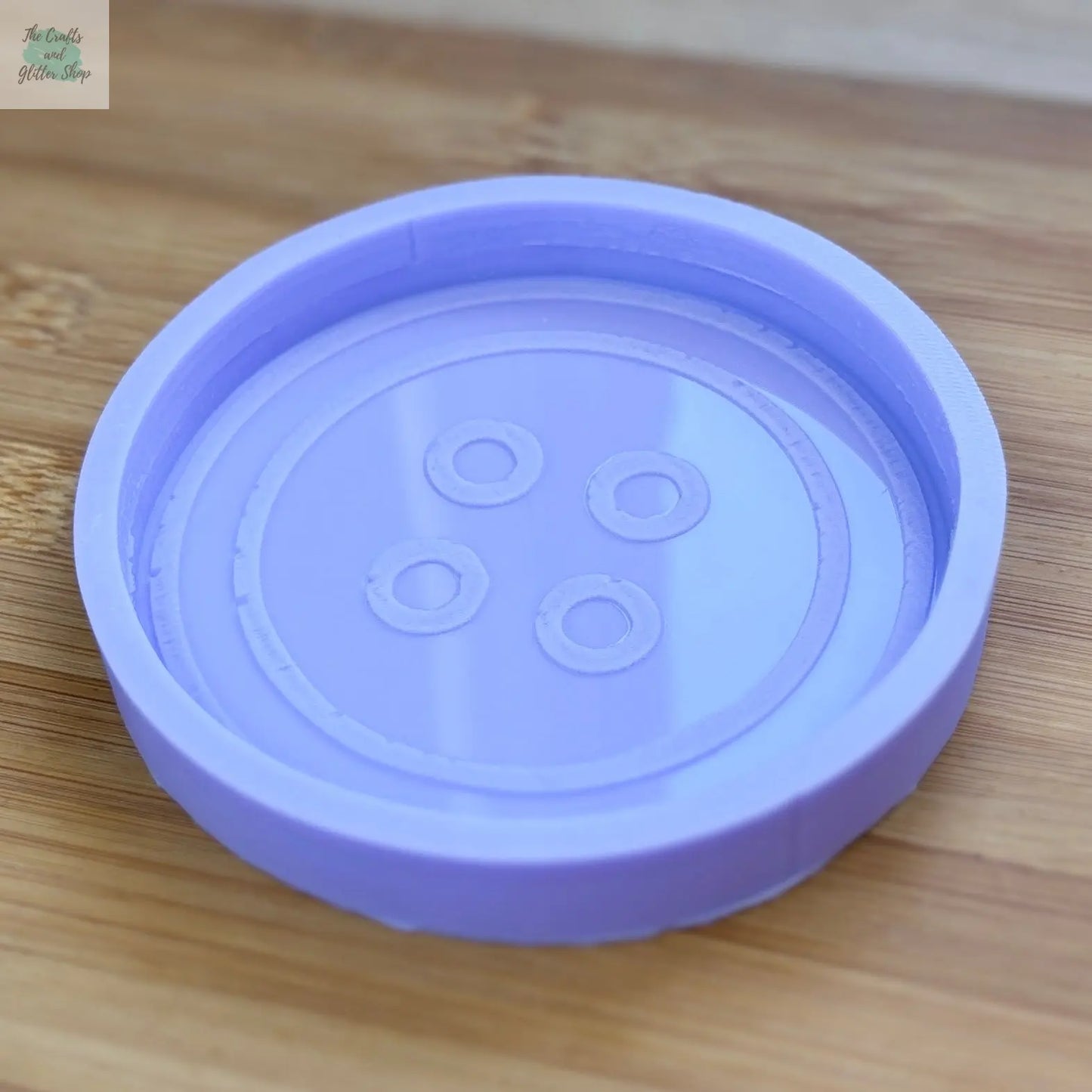 4 inch Button Silicone Mold - The Crafts and Glitter Shop