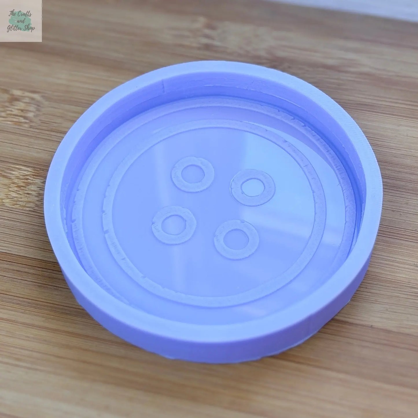 4 inch Button Silicone Mold - The Crafts and Glitter Shop