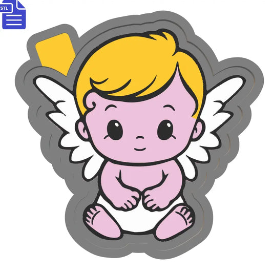 Baby Angel Silicone Mold Housing STL File - The Crafts and Glitter Shop