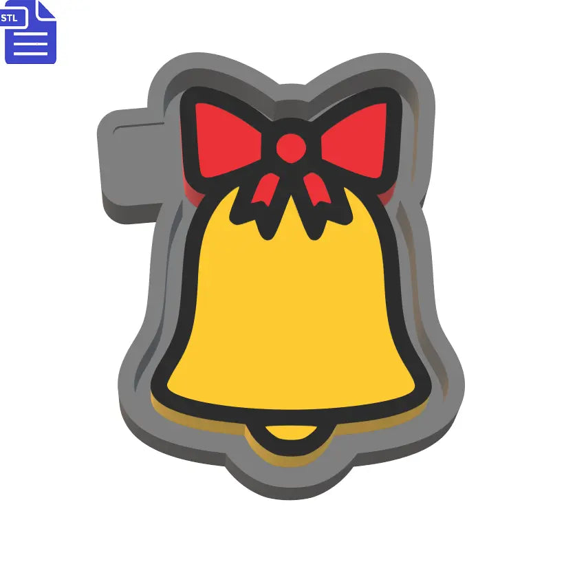Christmas Bell Silicone Mold Housing STL File - The Crafts and Glitter Shop