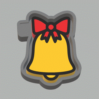 Christmas Bell Silicone Mold Housing STL File - The Crafts and Glitter Shop