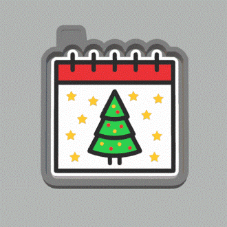 Christmas Calendar Silicone Mold Housing STL File - The Crafts and Glitter Shop
