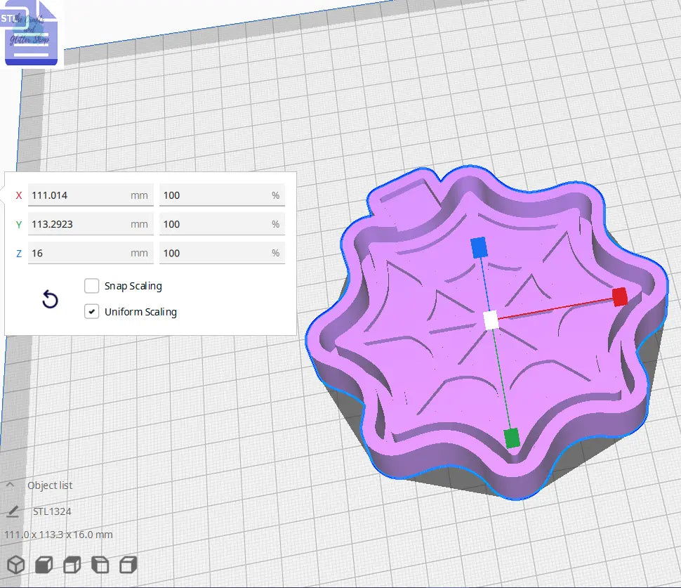 Cobweb Silicone Mold Housing STL File - The Crafts and Glitter Shop