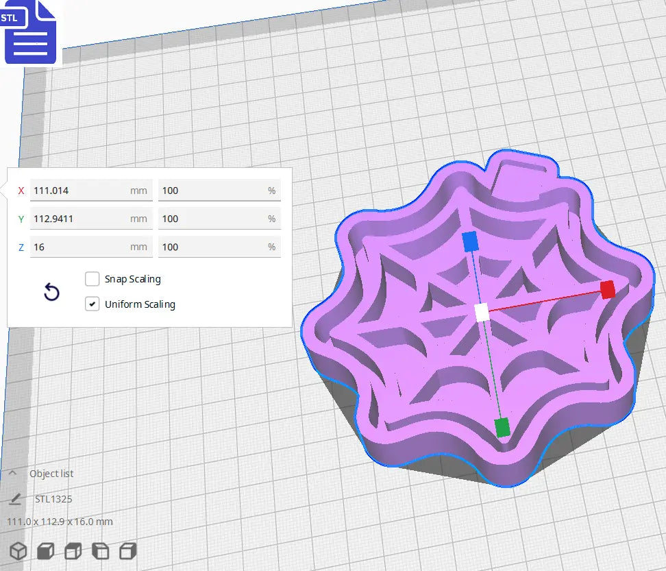 Cobweb Silicone Mold Housing STL File - The Crafts and Glitter Shop