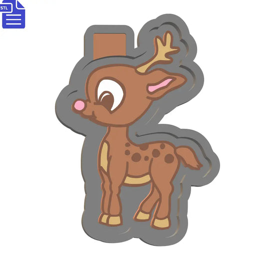Deer Silicone Mold Housing STL File - The Crafts and Glitter Shop