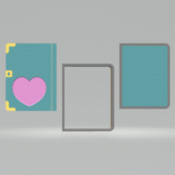 Diary Bath Bomb Mold STL File