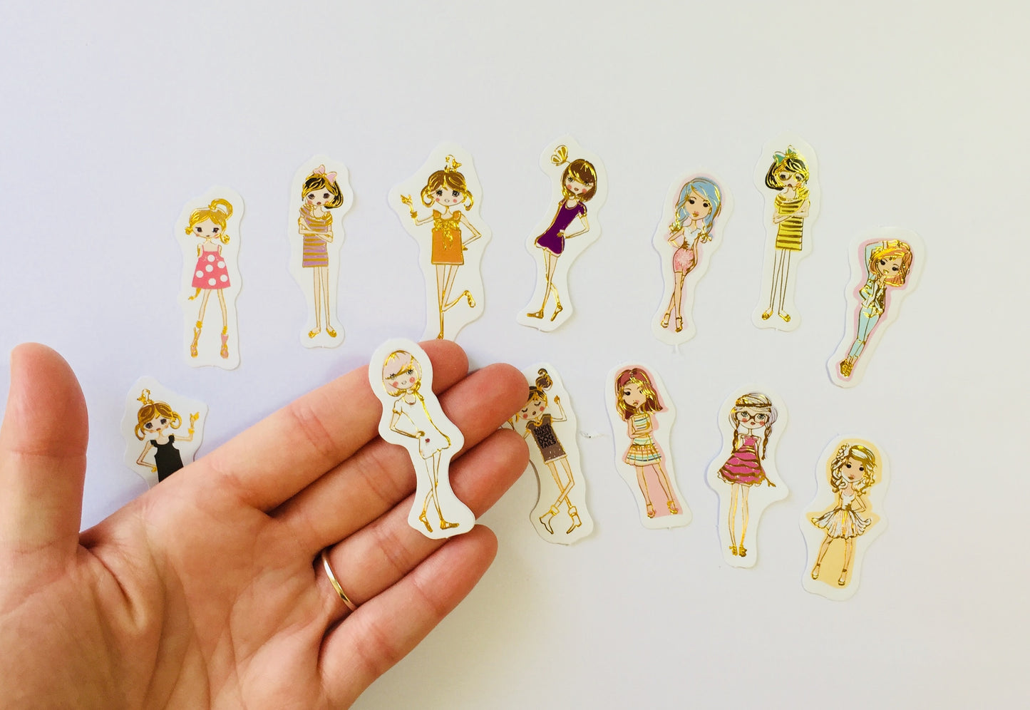 Fashion Girl Sticker Flakes Pack