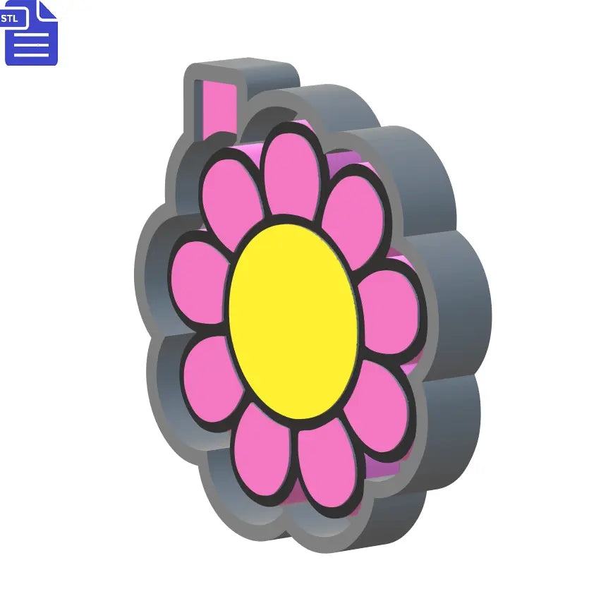 Flower Silicone Mold Housing STL File - The Crafts and Glitter Shop