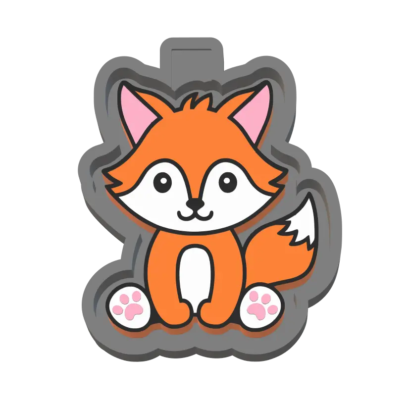 Fox Silicone Mold Housing STL File - The Crafts and Glitter Shop