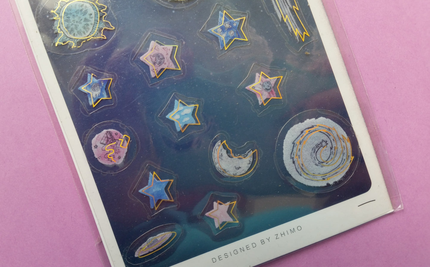 Galaxy & Planets Stickers