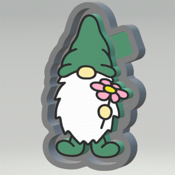 Garden Gnome Silicone Mold Housing STL File - The Crafts and Glitter Shop