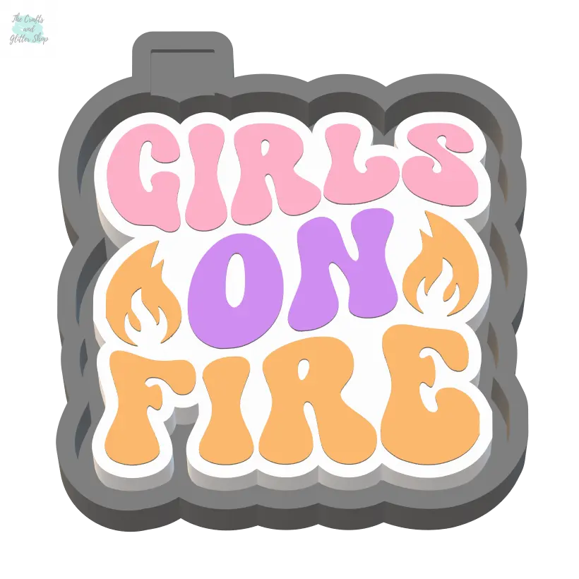 Girls on Fire Silicone Mold Housing STL File - The Crafts and Glitter Shop