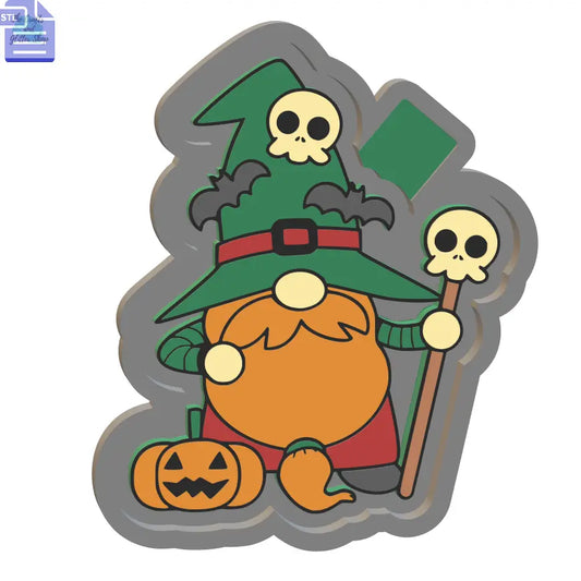 Halloween Gnome Silicone Mold Housing STL File - The Crafts and Glitter Shop