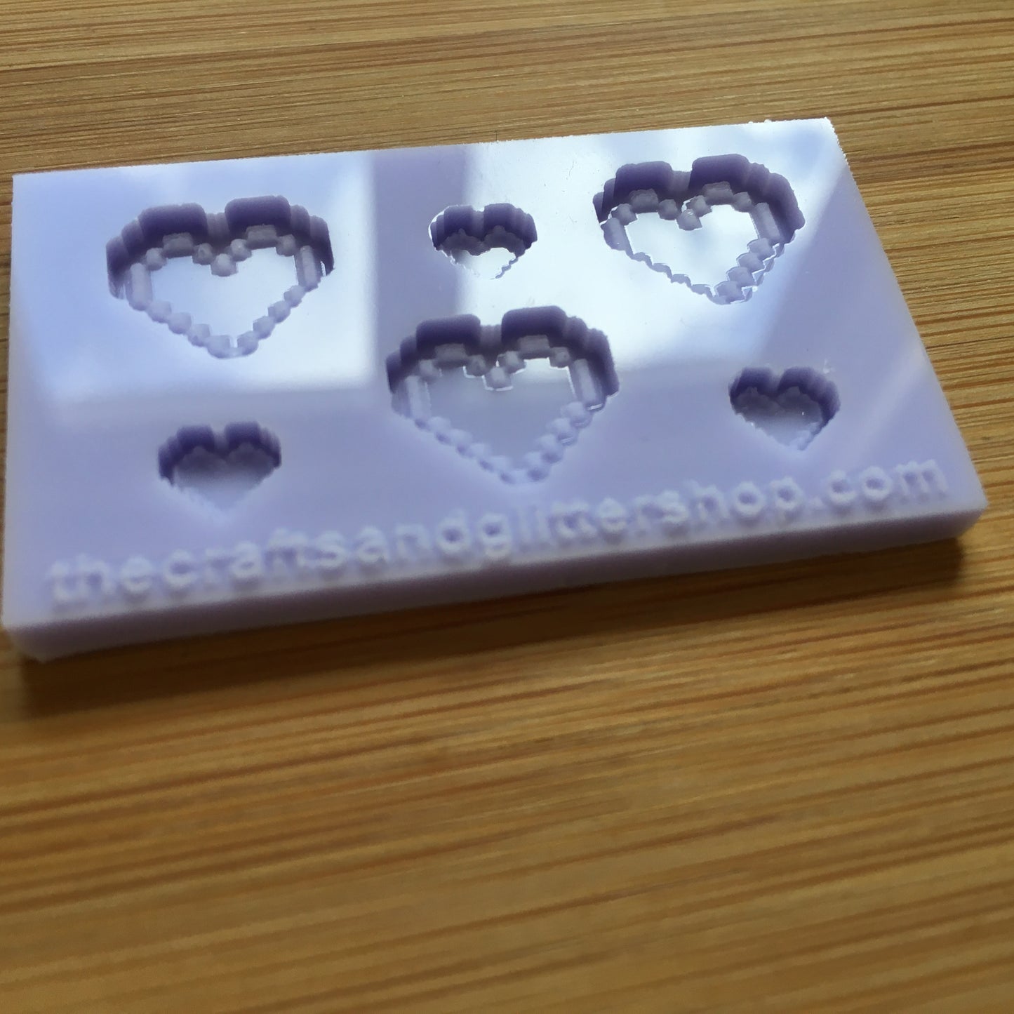 Pixel Heart Silicone Mold, - The Crafts and Glitter Shop