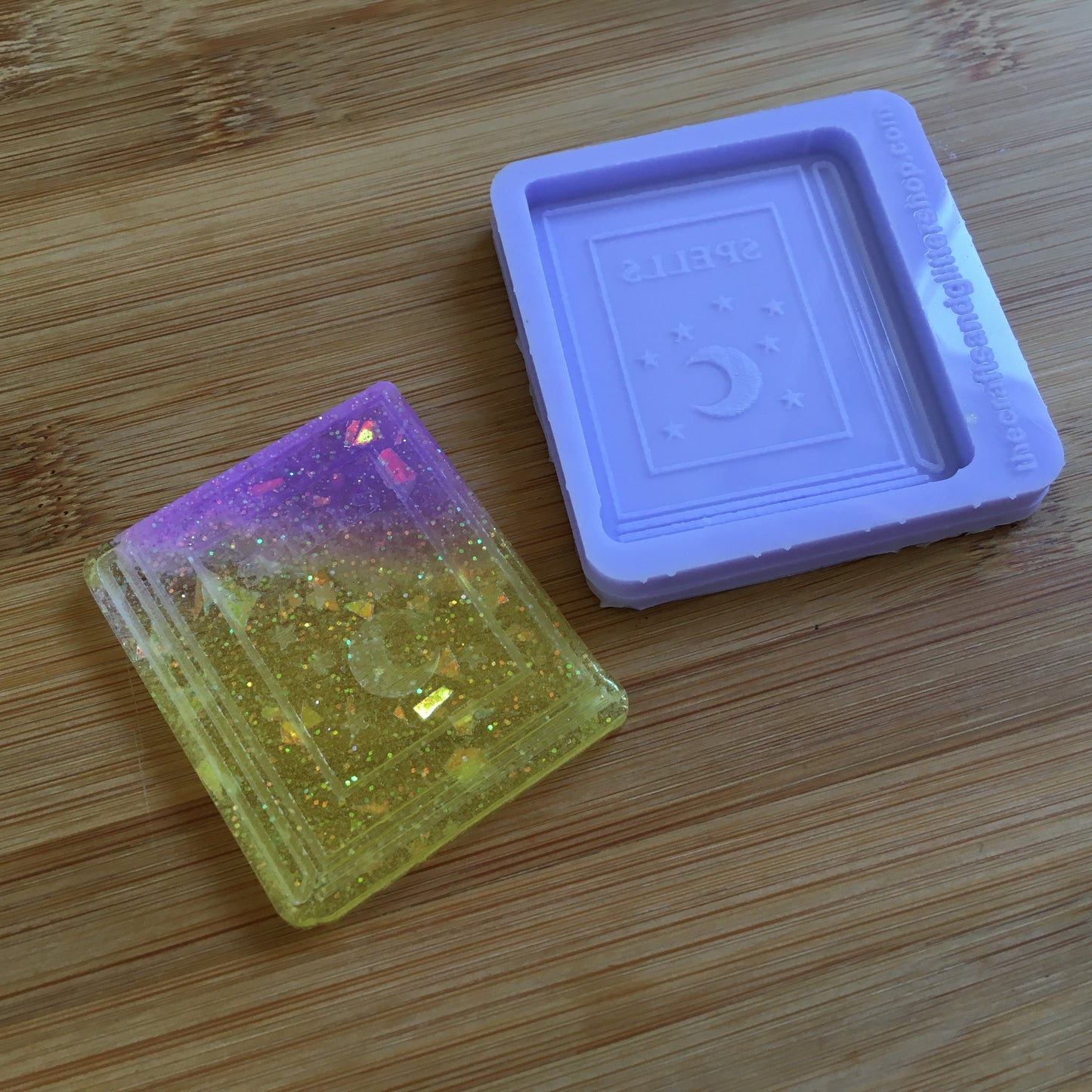 Spell Book Silicone Mold - The Crafts and Glitter Shop