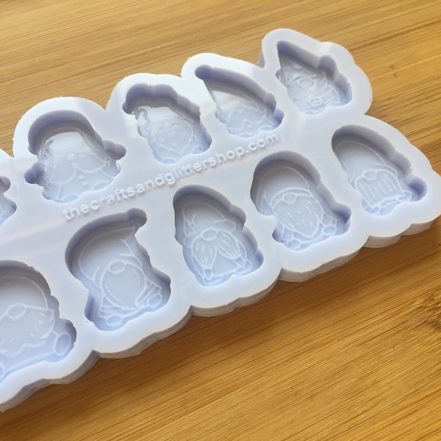 1" Gnomes Silicone Mold - The Crafts and Glitter Shop