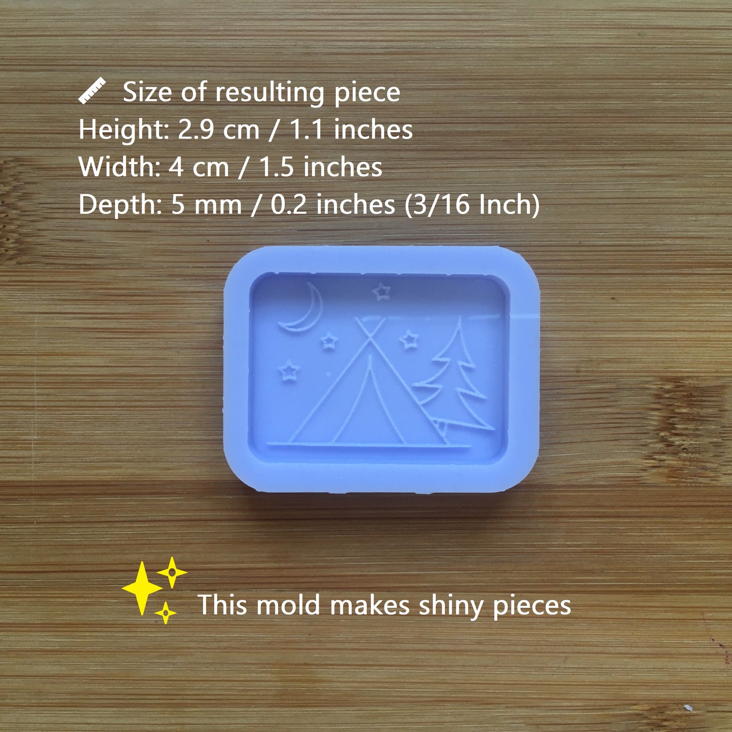 Nature Camping Silicone Mold - The Crafts and Glitter Shop