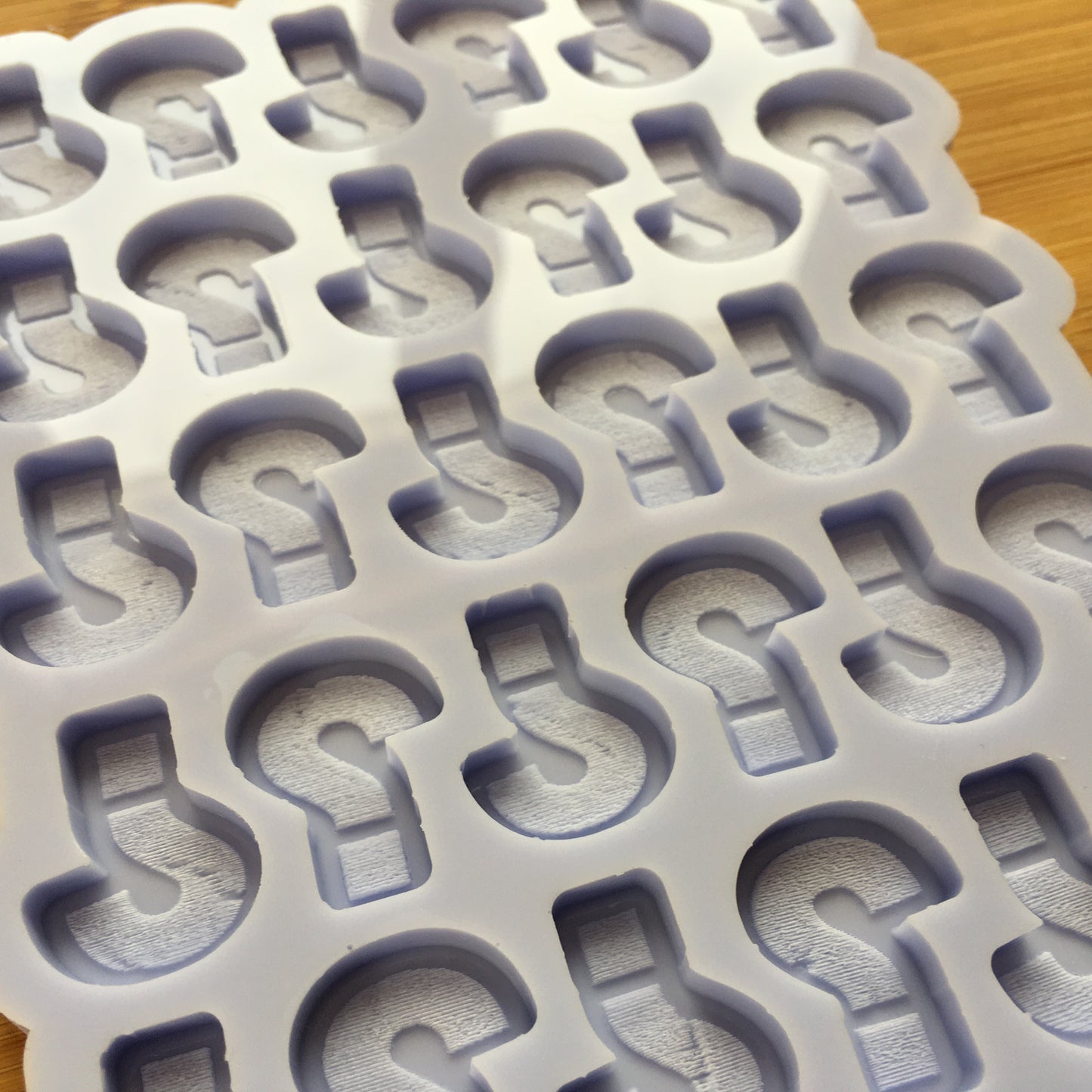Question Mark Silicone Mold - The Crafts and Glitter Shop