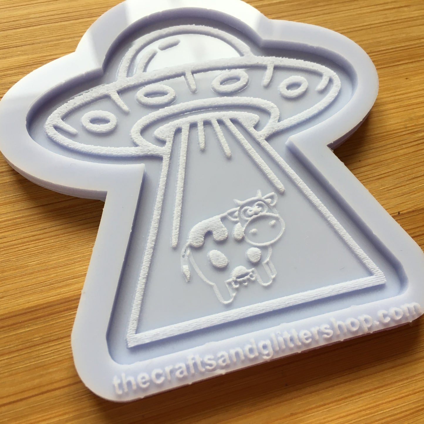 UFO abducting cow Silicone Mold - The Crafts and Glitter Shop