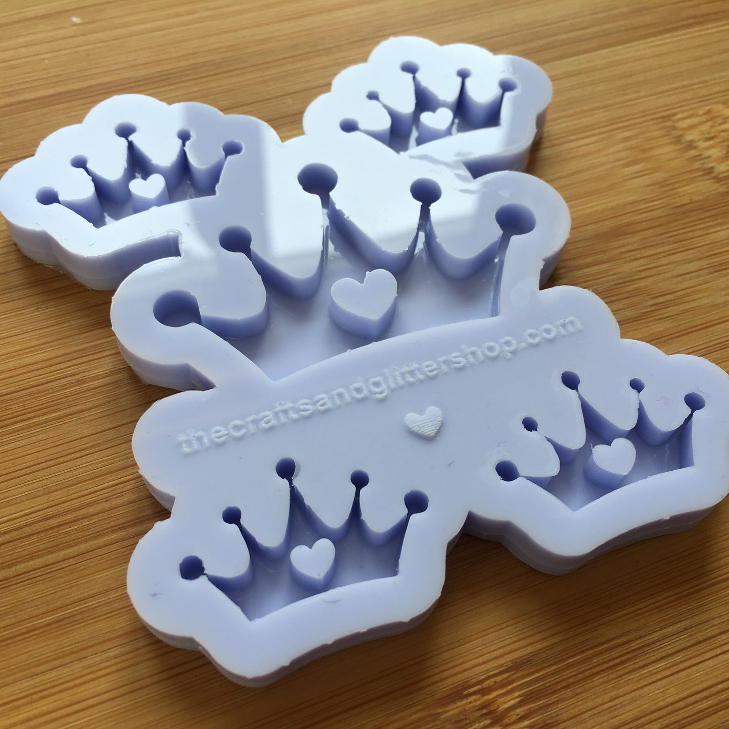 Crown Silicone Mold / Heart Tiara - The Crafts and Glitter Shop