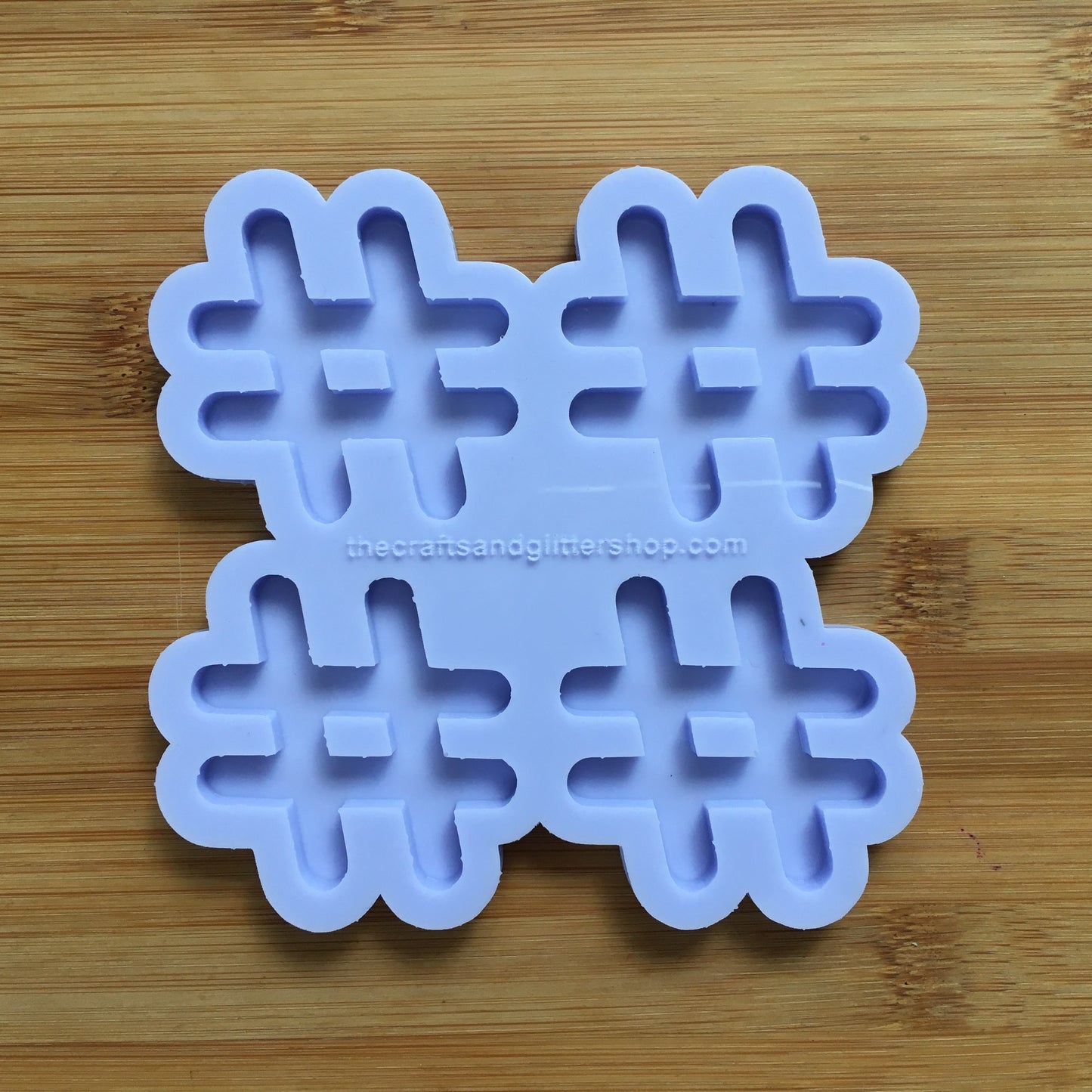 Hashtag Symbol Silicone Mold - The Crafts and Glitter Shop
