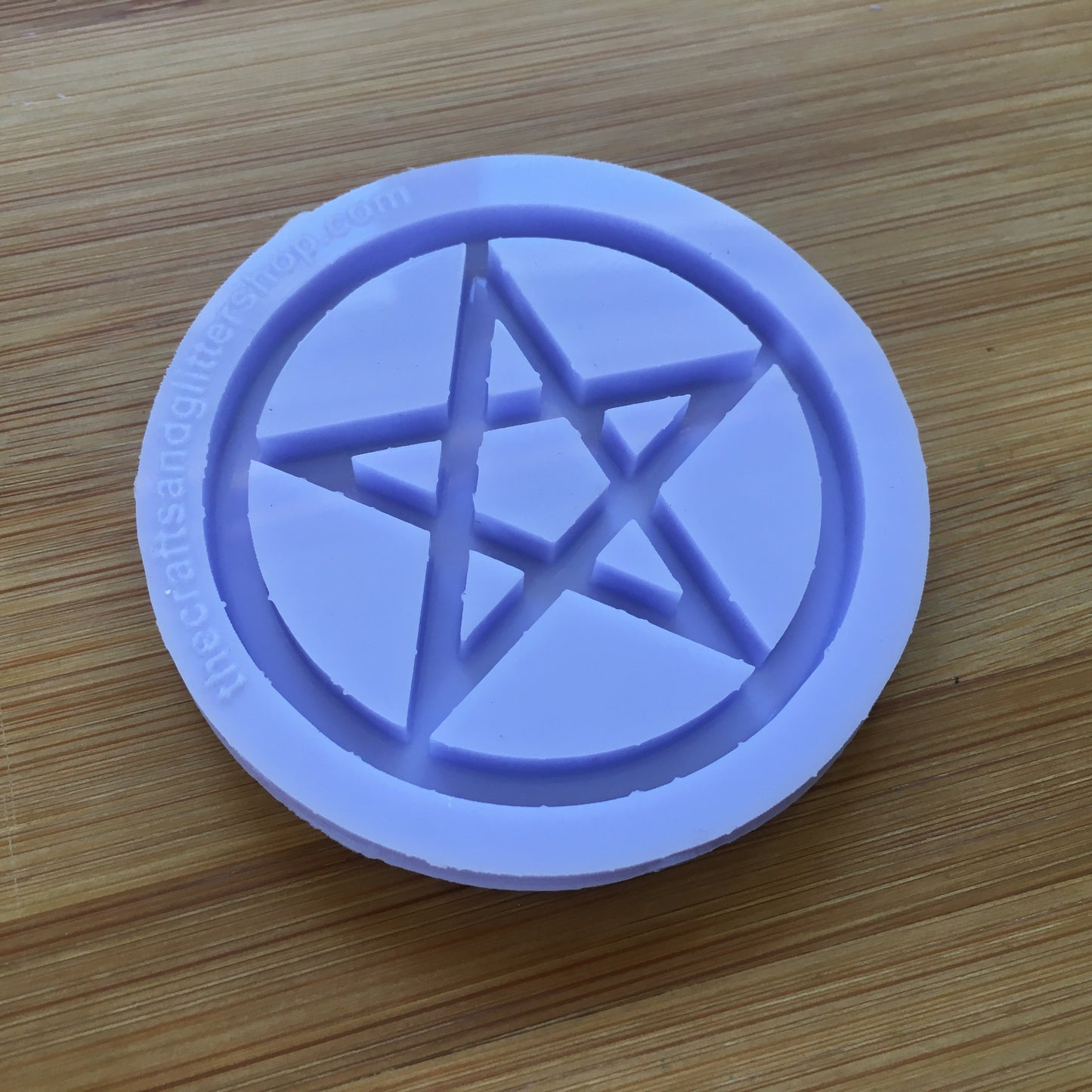 2 inch Pentacle Silicone Mold - The Crafts and Glitter Shop