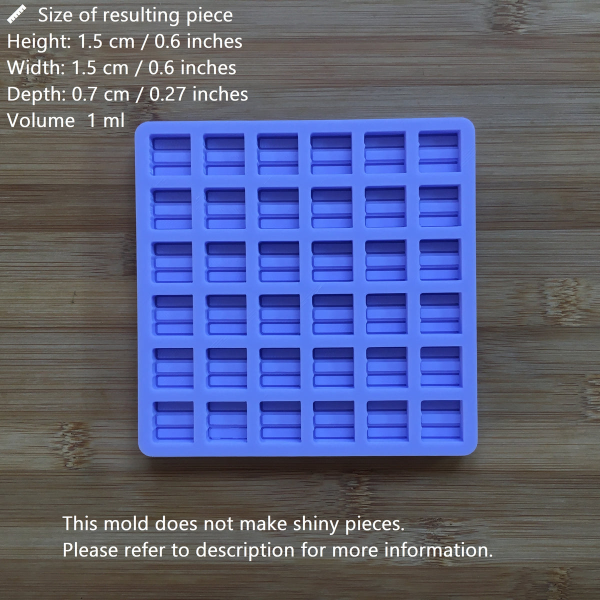 Rectangle Silicone Tray Mold - SMALL