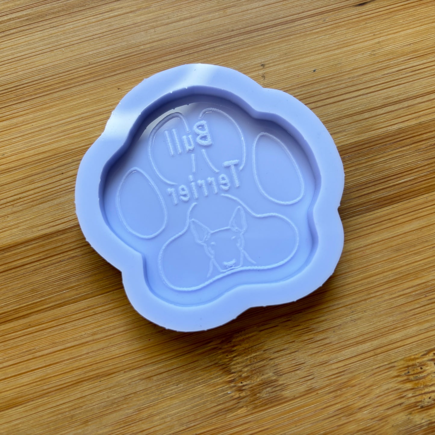 2" Bull Terrier Paw Silicone Mold - The Crafts and Glitter Shop