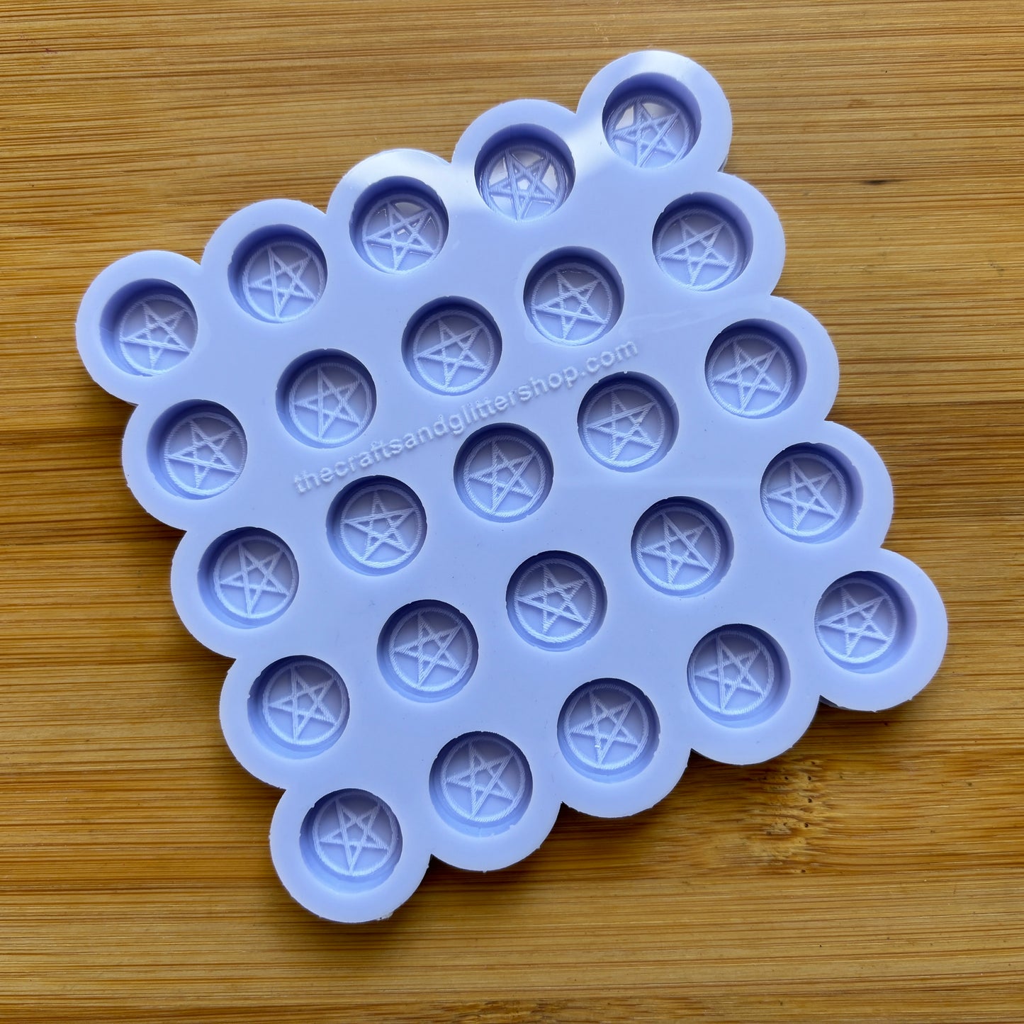 15mm Pentagram Silicone Mold - The Crafts and Glitter Shop