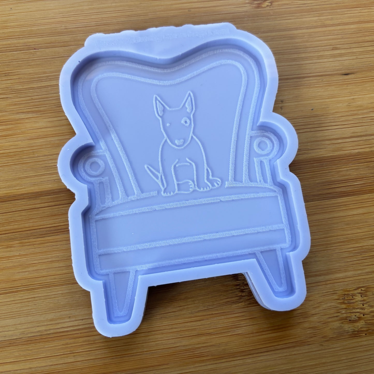 Bull Terrier Armchair Silicone Mold - The Crafts and Glitter Shop