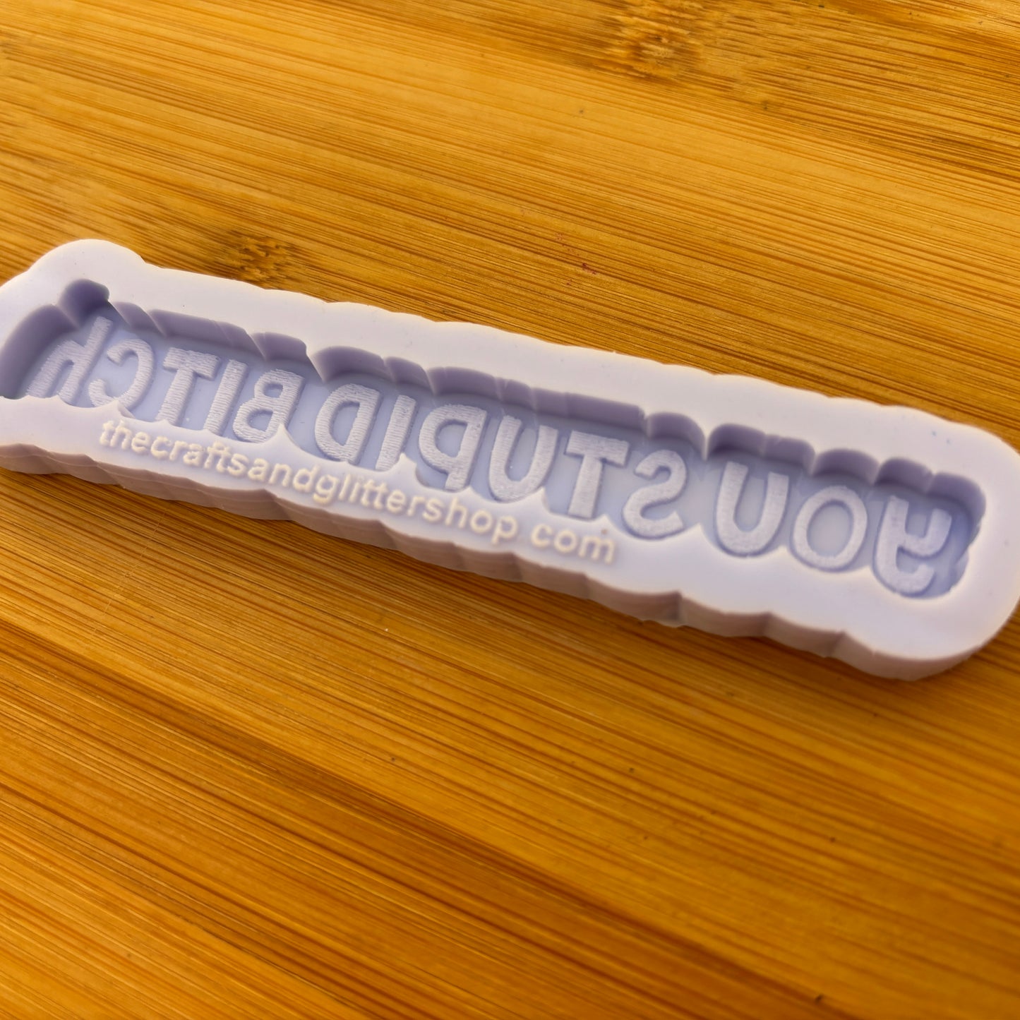 4" You Stupid Bitch Silicone Mold - The Crafts and Glitter Shop