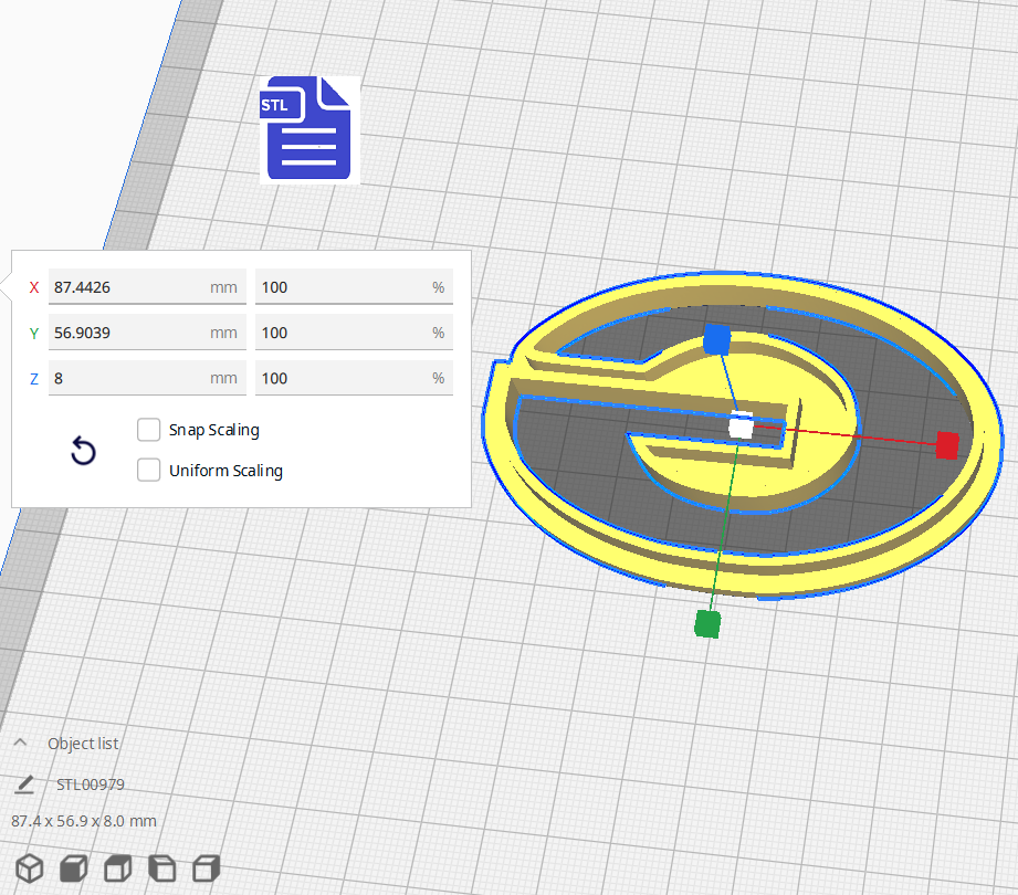 Letter G Cookie Cutter STL File