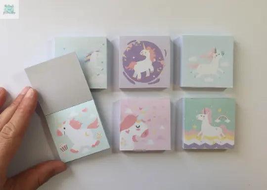 Pastel Unicorn Memo Pad Paper - 75 Sheets