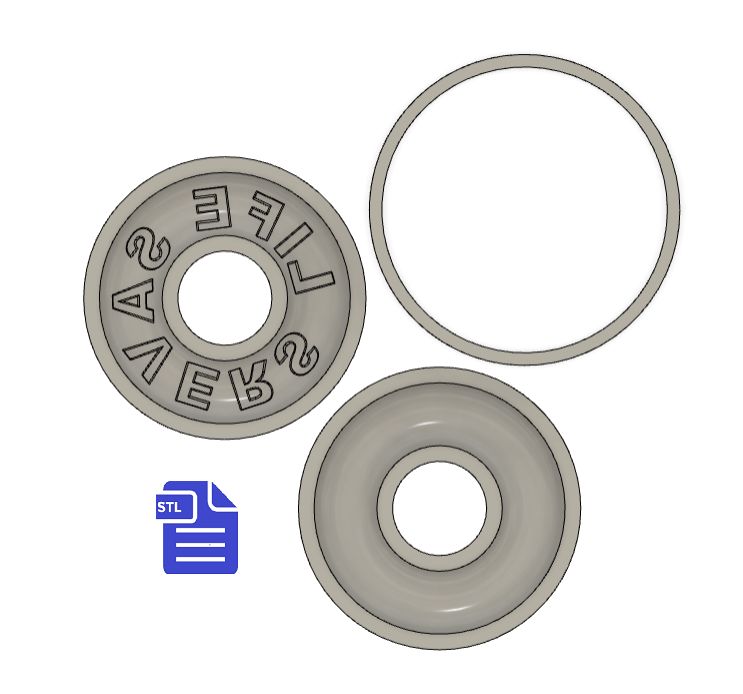 Life Saver Bath Bomb Mold STL File - for 3D printing - FILE ONLY - The Crafts and Glitter Shop