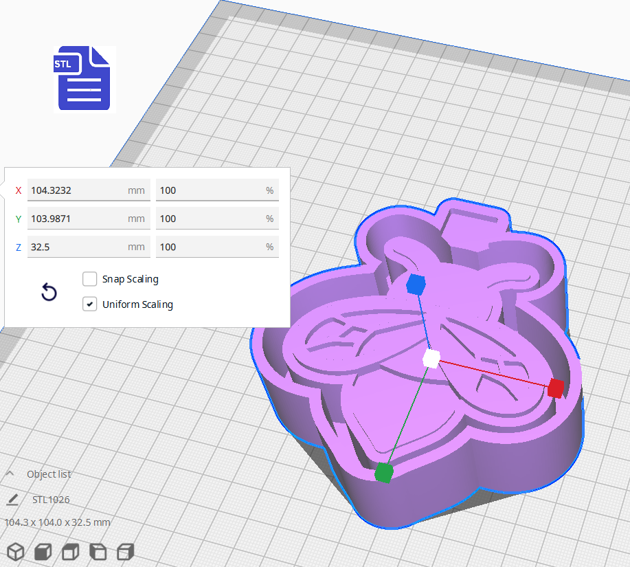 Bee Silicone Mold Housing STL File - for 3D printing - FILE ONLY - The Crafts and Glitter Shop
