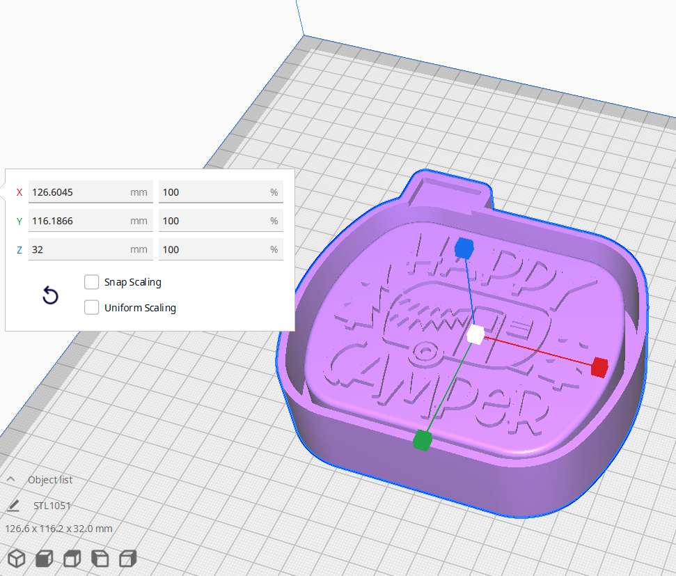 Happy Camper Silicone Mold Housing STL File - The Crafts and Glitter Shop