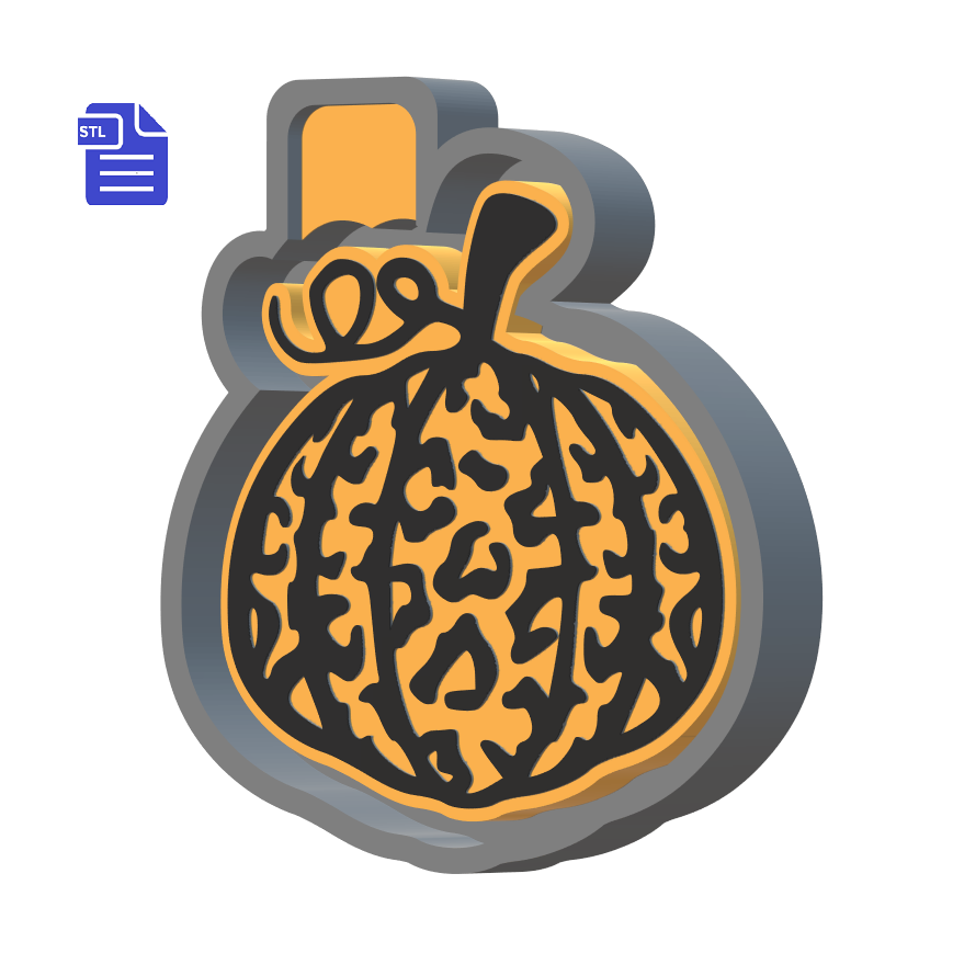 Leopard Pumpkin Silicone Mold Housing STL File - The Crafts and Glitter Shop