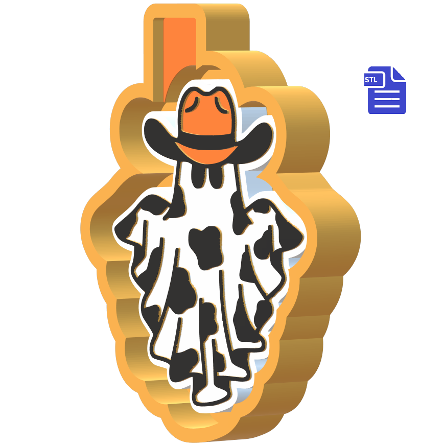 Rancher Ghost Silicone Mold Housing STL File - The Crafts and Glitter Shop