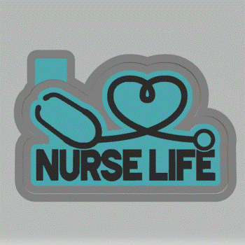 Nurse Life Silicone Mold Housing STL File - The Crafts and Glitter Shop